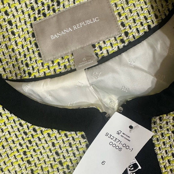 Banana Republic Tweed Blazer SIZE 6 - Picture 4 of 5